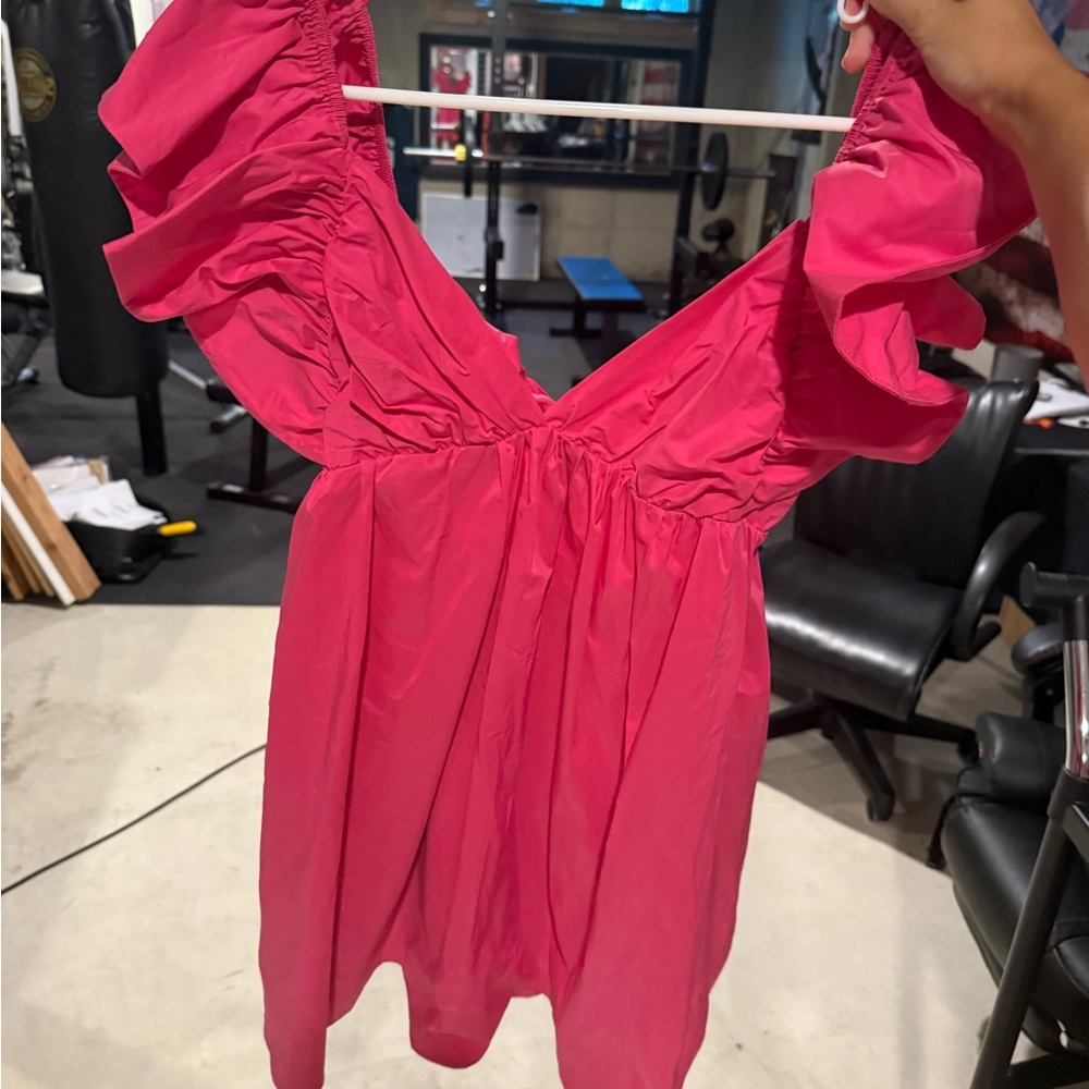 Elegant Pink Mini Dress Hazel and Olive Rush